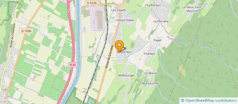 localisation de l'entreprise SCI GENTIANE ET TOURNESOL  PONTCHARRA