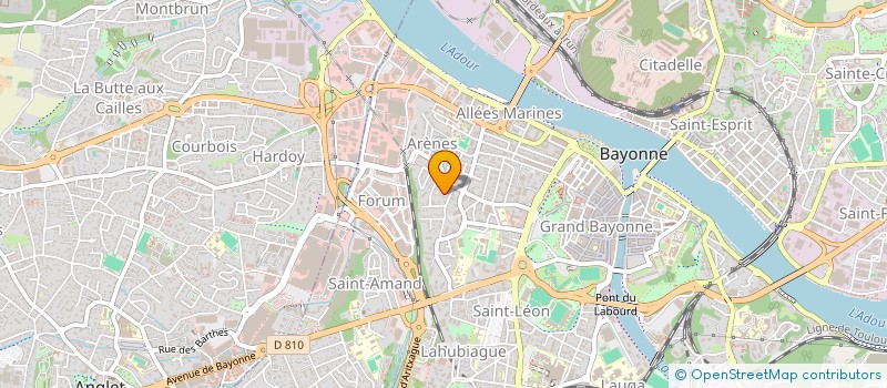 localisation de l'entreprise SCI GENTIL ADER à BAYONNE