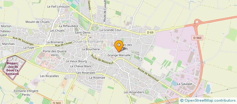 localisation de l'entreprise SCI GENTINE  SAUMUR