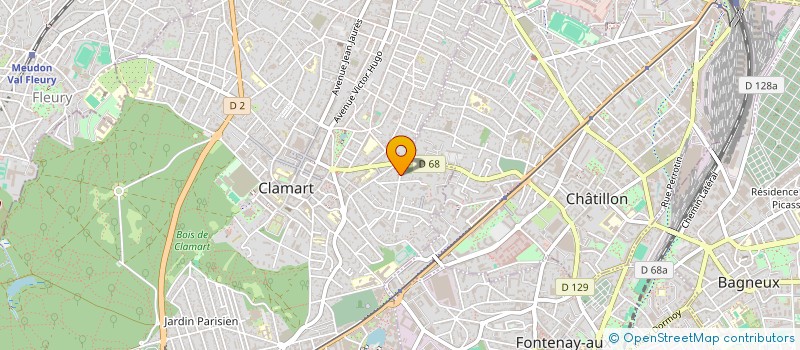 localisation de l'entreprise SCI GENTLEMAN  CLAMART
