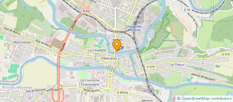 localisation de l'entreprise SCI GENTLEMEN  CHARLEVILLE-MEZIERES