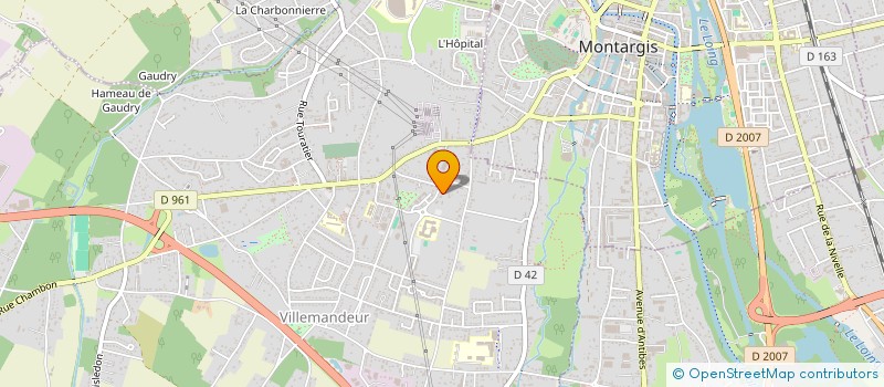 localisation de l'entreprise SCI GENTY à VILLEMANDEUR