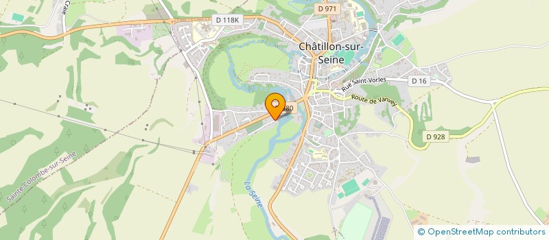 localisation de l'entreprise SCI GENTY  CHATILLON-SUR-SEINE