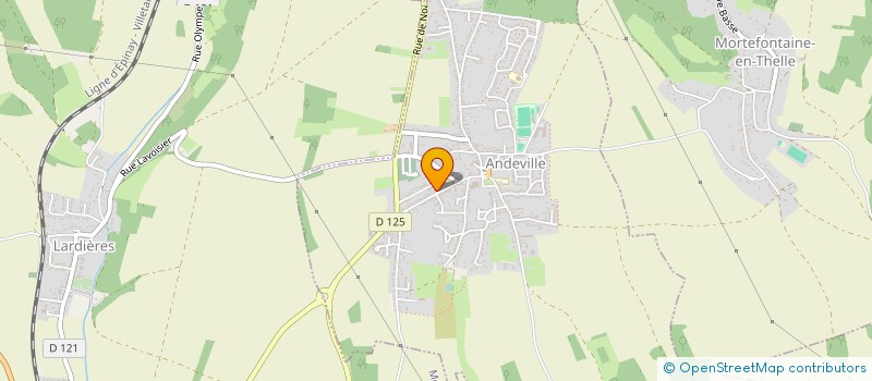 localisation de l'entreprise SCI GENTY  ANDEVILLE