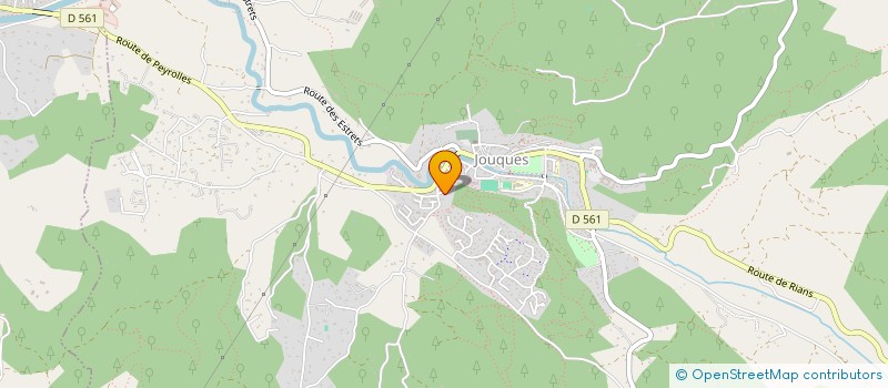 localisation de l'entreprise SCI GENTY ET FILS  JOUQUES