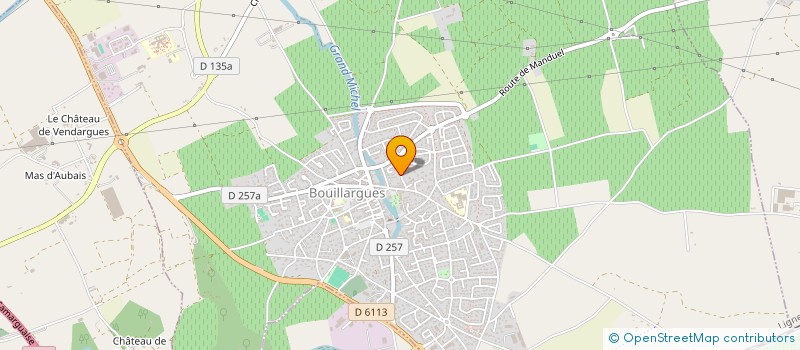 localisation de l'entreprise SCI GENTY-ROUECHE-JAURES 802  BOUILLARGUES