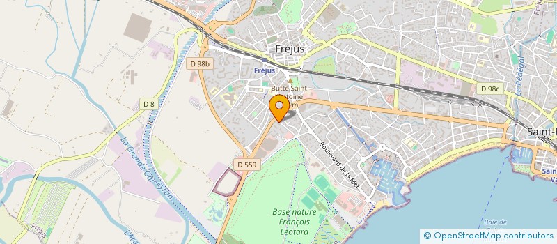 localisation de l'entreprise SCI GENUS à FREJUS