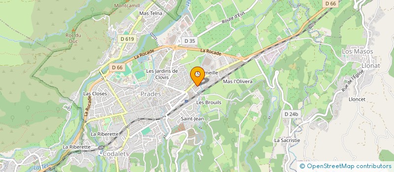 localisation de l'entreprise SCI GENUS  PRADES