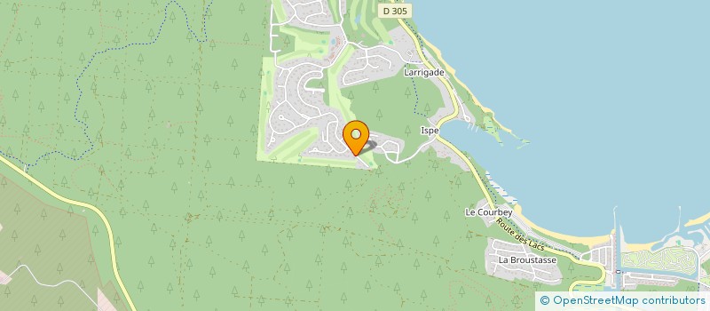 localisation de l'entreprise SCI GENVAL EN GASCOGNE  BISCARROSSE