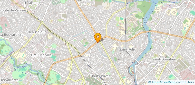 localisation de l'entreprise SCI GEO 504  NANTES