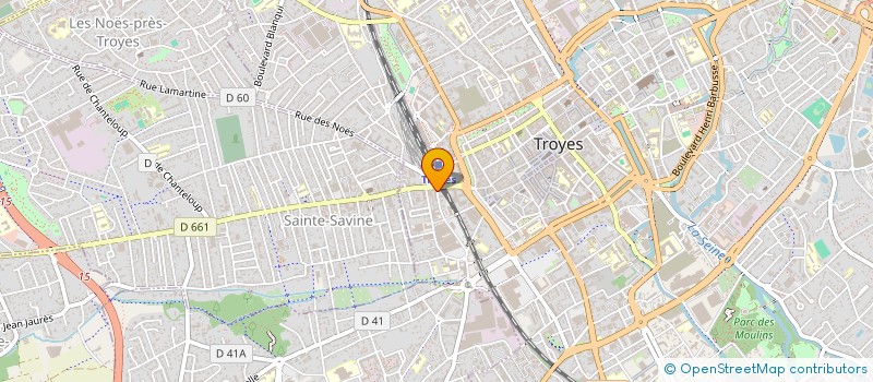 localisation de l'entreprise SCI GEO-BEGAND  TROYES
