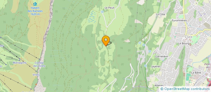 localisation de l'entreprise SCI GEO ET JACK  CLAIX