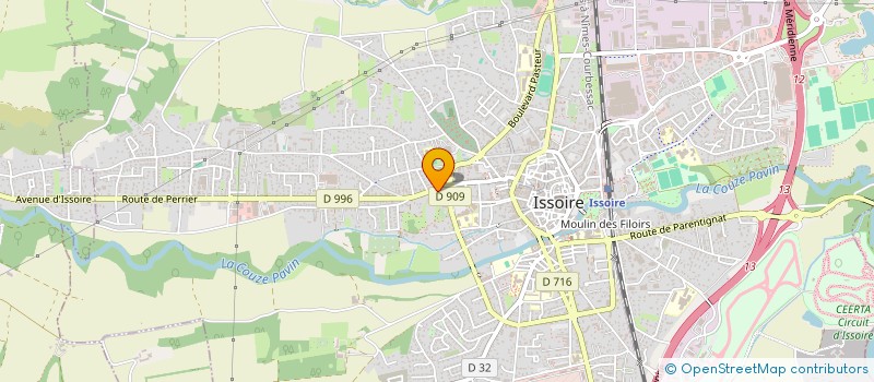 localisation de l'entreprise SCI GEO IMMO ISSOIRE  ISSOIRE