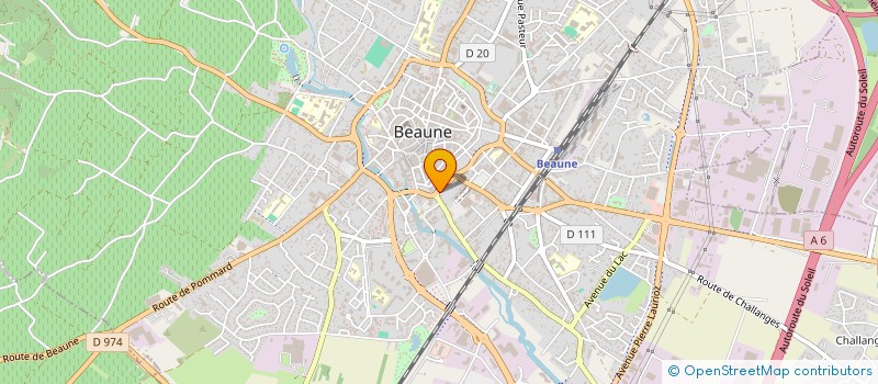 localisation de l'entreprise SCI GEO-MAR à BEAUNE