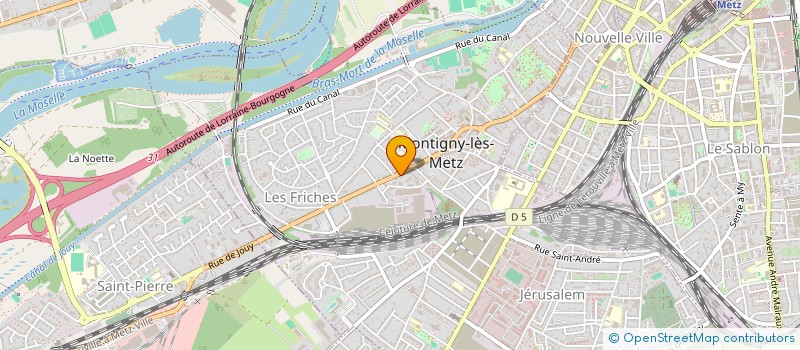 localisation de l'entreprise SCI GEO . VICTOR à MONTIGNY-LES-METZ