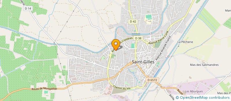 localisation de l'entreprise SCI GEOCA à SAINT-GILLES