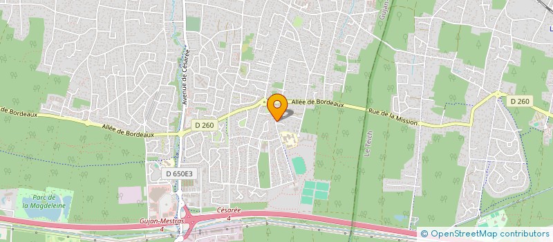 localisation de l'entreprise SCI GEOD  GUJAN-MESTRAS