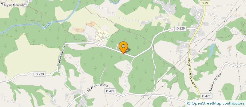 localisation de l'entreprise SCI GEODE  HEUGAS