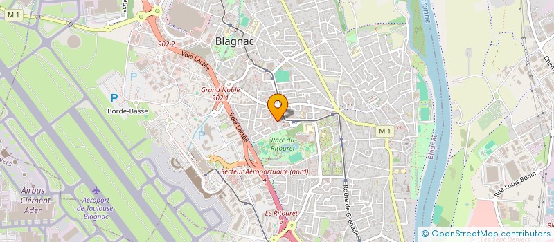 localisation de l'entreprise SCI GEODE  BLAGNAC