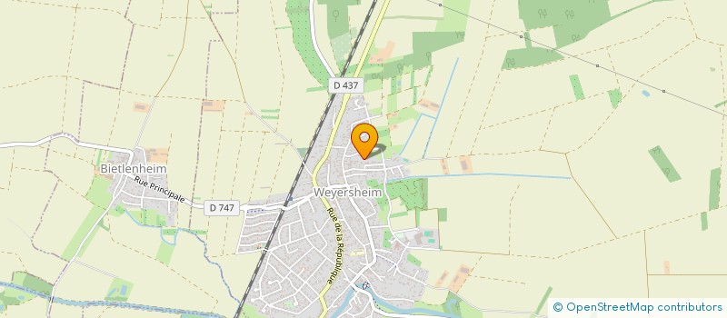 localisation de l'entreprise SCI GEODE  WEYERSHEIM