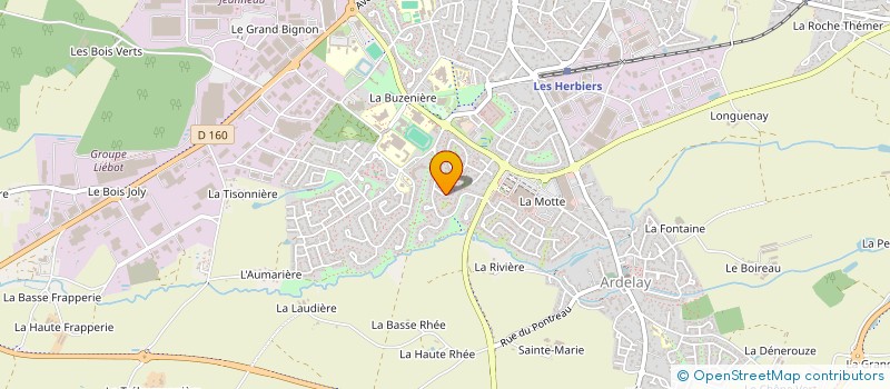 localisation de l'entreprise SCI GEODIE à LES HERBIERS