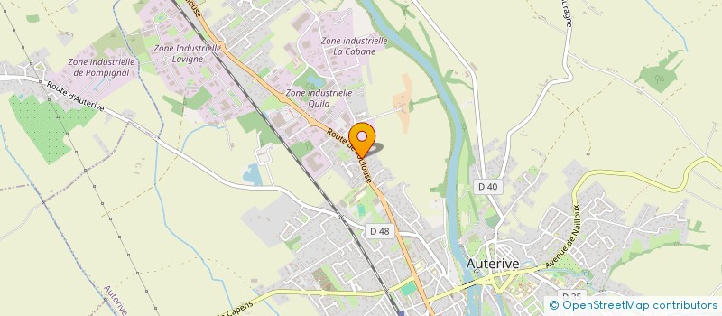 localisation de l'entreprise SCI GEOEXTENSION  AUTERIVE