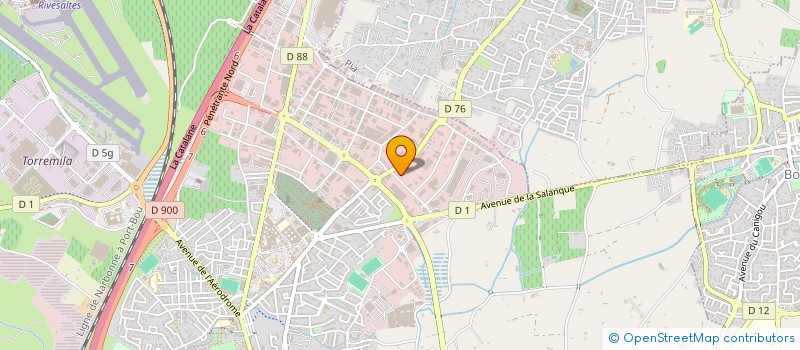 localisation de l'entreprise SCI GEOFFREY  PERPIGNAN