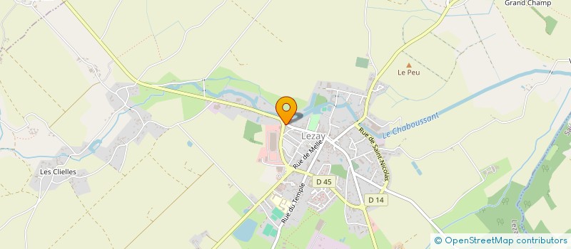 localisation de l'entreprise SCI GEOFFROY  LEZAY