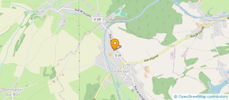 localisation de l'entreprise SCI GEOFFROY  GIRANCOURT