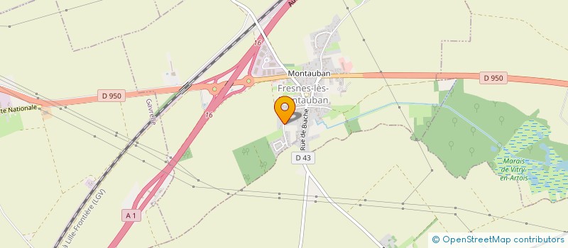 localisation de l'entreprise SCI GEOISADO  FRESNES-LES-MONTAUBAN