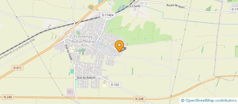 localisation de l'entreprise SCI GEOL IMMO  FRONTENAY-ROHAN-ROHAN