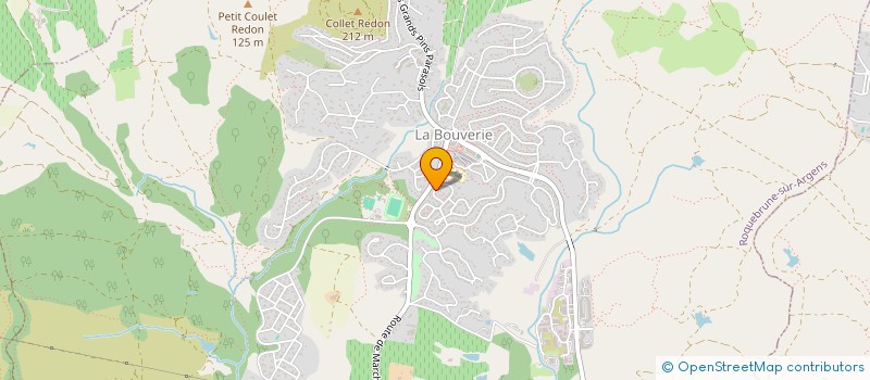 localisation de l'entreprise SCI GEOMAX à ROQUEBRUNE-SUR-ARGENS