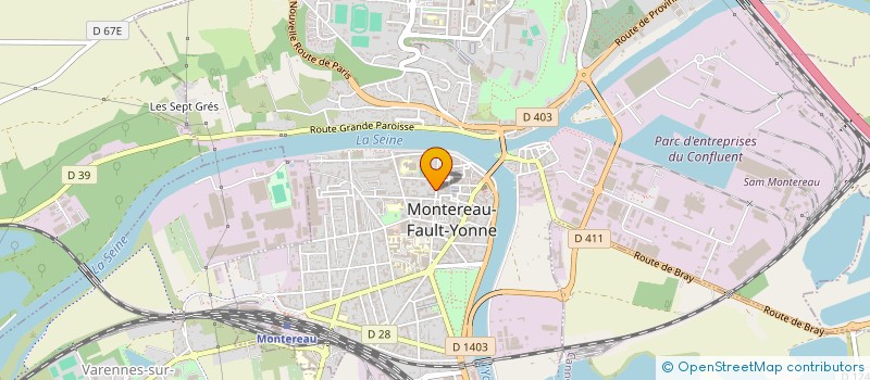 localisation de l'entreprise SCI GEOMOUS à MONTEREAU-FAULT-YONNE