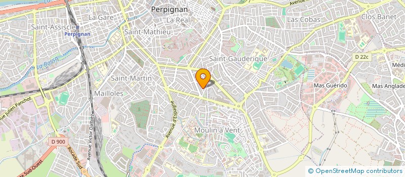 localisation de l'entreprise SCI GEONAT à PERPIGNAN