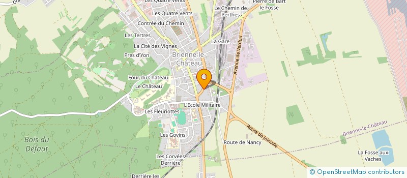 localisation de l'entreprise SCI GEONIC  BRIENNE-LE-CHATEAU