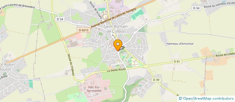 localisation de l'entreprise SCI GEONOT  SAINT-ROMAIN-DE-COLBOSC