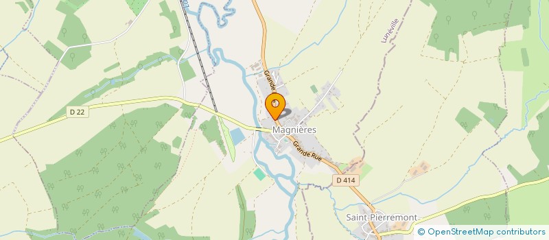 localisation de l'entreprise SCI GEORGE ET DUPALUT  MAGNIERES