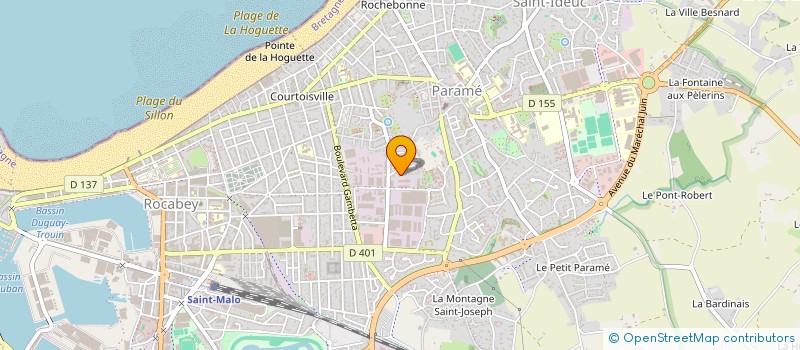 localisation de l'entreprise SCI GEORGE GRABBER  SAINT-MALO