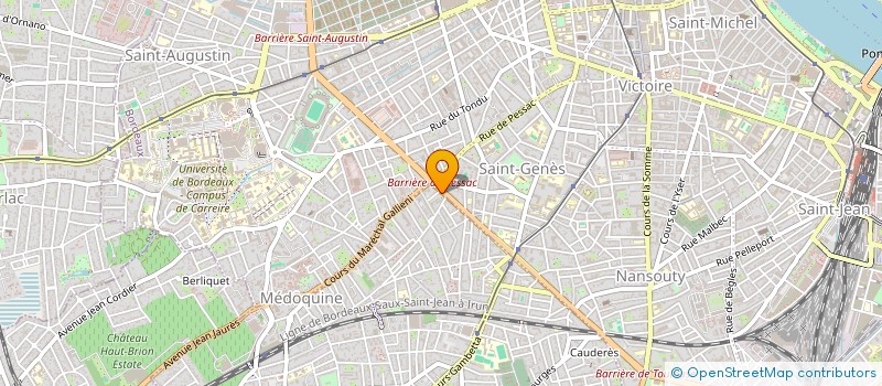 localisation de l'entreprise SCI GEORGE V  TALENCE