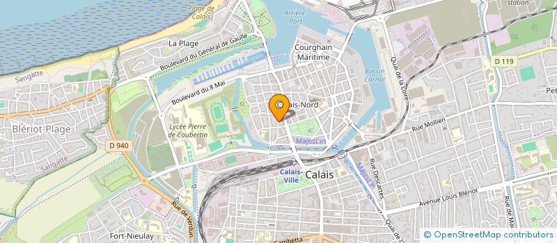 localisation de l'entreprise SCI GEORGE V  CALAIS