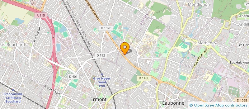 localisation de l'entreprise SCI GEORGE V à EAUBONNE