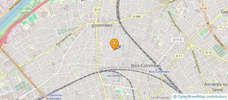 localisation de l'entreprise SCI GEORGE WASHINGTON à COLOMBES
