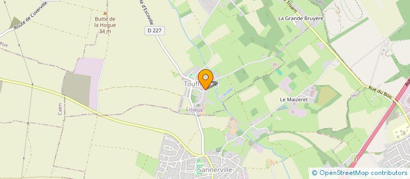 localisation de l'entreprise SCI GEORGELIN  TOUFFREVILLE