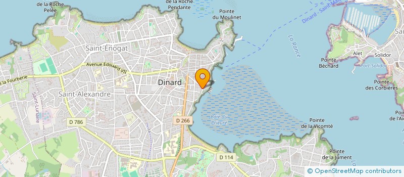 localisation de l'entreprise SCI GEORGES 5  DINARD