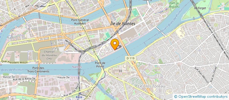 localisation de l'entreprise SCI GEORGES 8 à NANTES