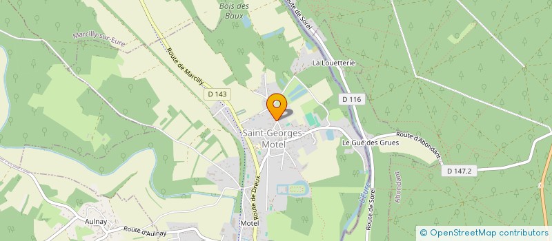 localisation de l'entreprise SCI GEORGES  SAINT-GEORGES-MOTEL