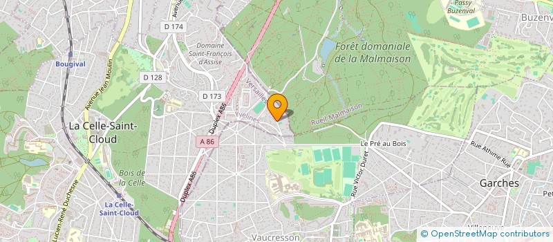 localisation de l'entreprise SCI GEORGES  LA CELLE-SAINT-CLOUD