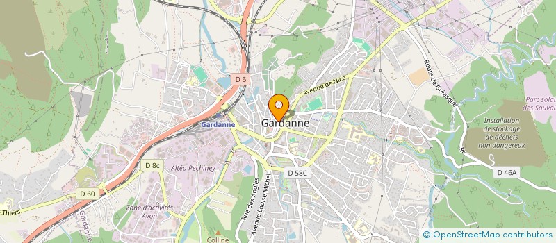 localisation de l'entreprise SCI GEORGES  GARDANNE