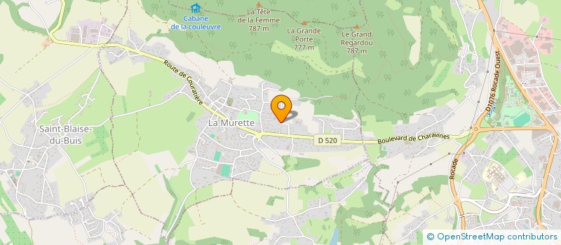 localisation de l'entreprise SCI GEORGES ALICE  LA MURETTE