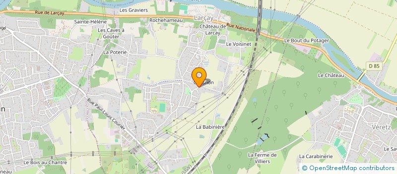 localisation de l'entreprise SCI GEORGES BEATRICE SIGNOL  SAINT MARTIN LE BEAU